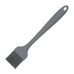 Soft Grey Silicone Pastry & Basting Brush – Heat-Resistant & Bristle-Free for Baking and BBQ