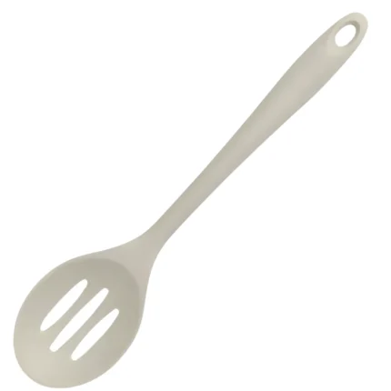 Non-Stick Heat-Resistant Silicone Slotted Spoon – Safe for Non-Stick Cookware