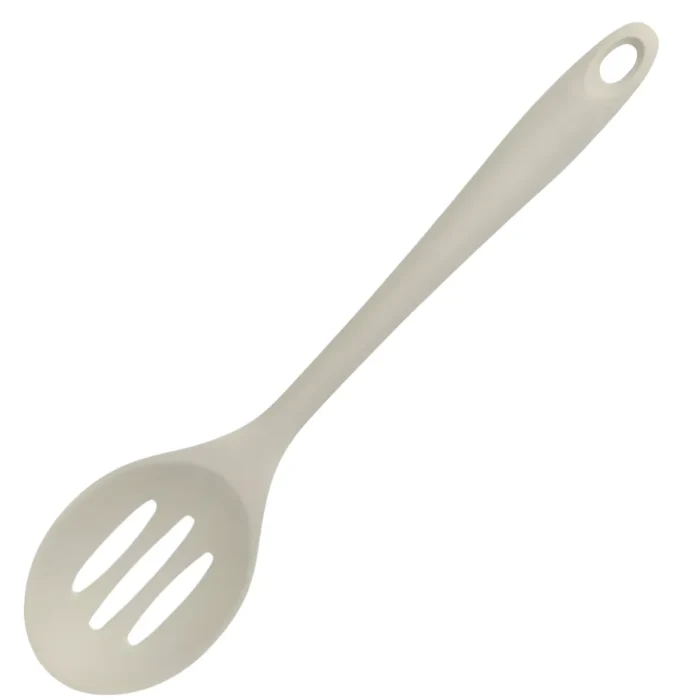 Non-Stick Heat-Resistant Silicone Slotted Spoon – Safe for Non-Stick Cookware