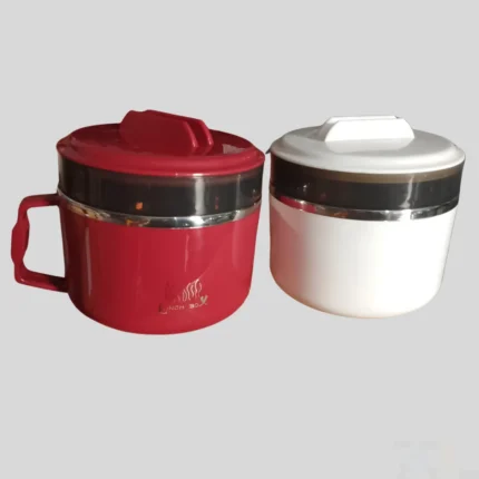 Multi-Functional Insulated Fast Food Cup – Stainless Steel Inner for Hot Noodles, Soup, and Travel Snacks